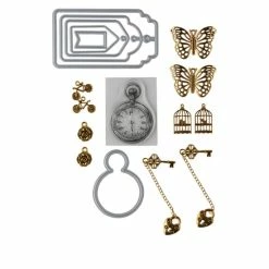 Crafter's Companion Sara Signature Vintage Dairy Stamp And Die Set