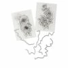 Crafter's Companion Gemini Rose And Gerbera Spray Stamp And Die Set