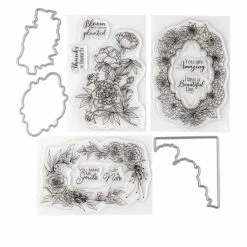 Crafter's Companion Blooming Beautiful Frame Stamp And Die Set