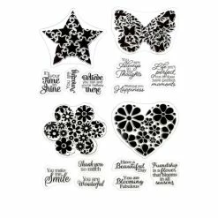 Crafter's Companion Abstract Shapes Coloring Stamps