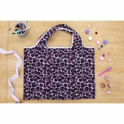 Crafter's Companion Reusable Folding Tote 2-pack Floral/purple -Crafter's Companion Sales unnamed file 1245
