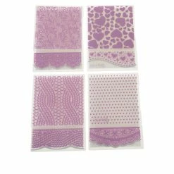 Crafter's Companion Everyday Embossing Folder Set Of 4