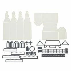 Crafter's Companion Village Stencil And Die Bundle - Small