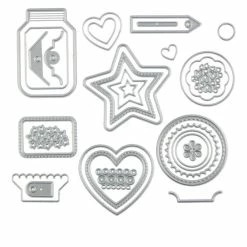 Crafter's Companion Shaker Tag Die Set