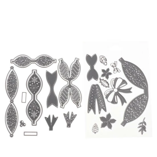 Crafter's Companion Festive Build-A-Bow Dies 1 Crafter's Companion Festive Build-A-Bow Dies