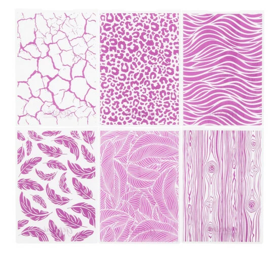 Crafter's Companion Hint Of Texture Nature Embossing Folder Bundle 1 Crafter's Companion Hint Of Texture Nature Embossing Folder Bundle