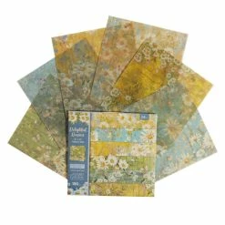 Crafter's Companion Nature's Garden 24-Sheet 8" X 8" Daisy Vellum Pad