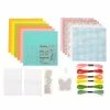 Crafter's Companion Embroidery Dies Kraft Kit Subscription Box #52