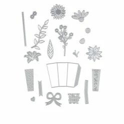Crafter's Companion Pop-Up Vase And Floral Dies