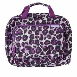 Crafter's Companion Travel Craft Bag Purple Cheetah