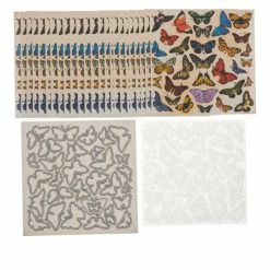 Crafter's Companion Butterfly Dies, Papers And Toppers