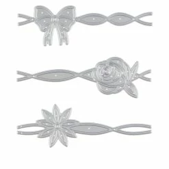 Crafter's Companion Floral Decorative Swash Border Dies