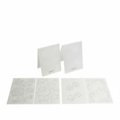 Crafter's Companion Floral Abundance 3D Embossing Folders And Stencils
