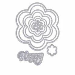 Crafter's Companion Stacked Easel Flower Card Dies