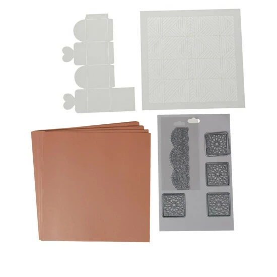 Crafter's Companion Fancy Prints Favor Box Kit 1 Crafter's Companion Fancy Prints Favor Box Kit