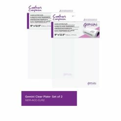 Crafter's Companion Gemini Clear Cutting Plates Set Of 2