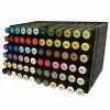 Crafter's Companion Spectrum Noir Marker Storage Trays Black 6/Pkg - Empty - Holds 72