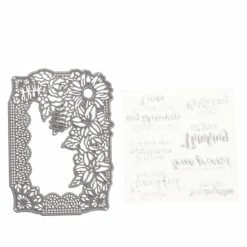 Crafter's Companion Sara Say It With Flowers Stamp And Die Set