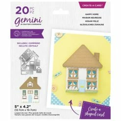 Crafter's Companion Happy Home Shaped Card Stamp And Die Set -Crafter's Companion Sales unnamed file 449