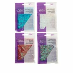 Crafter's Companion Set Of 4 Mixed Sequin Packs
