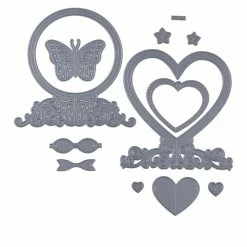 Crafter's Companion Set Of 2 Hanging Ornament Dies