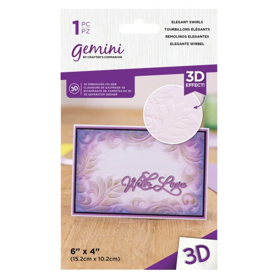 Crafter's Companion Elegance 3D Embossing Folders 5 Crafter's Companion Elegance 3D Embossing Folders - Image 5