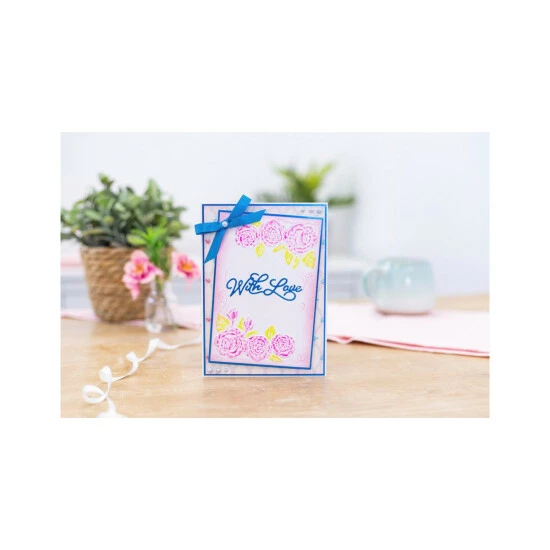 Crafter's Companion Floral Frame 3D Embossing Folders 4 Crafter's Companion Floral Frame 3D Embossing Folders - Image 4