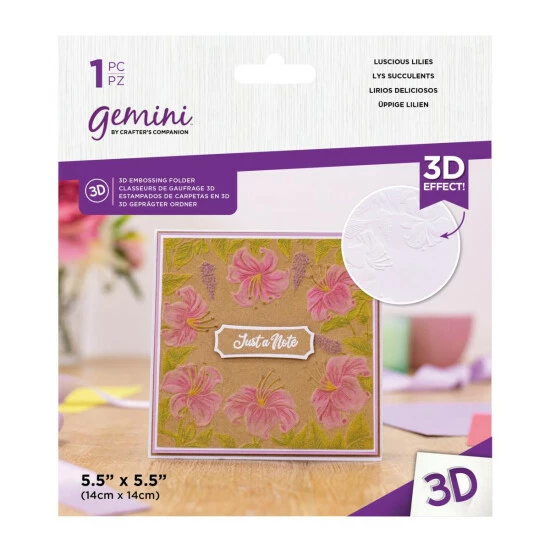 Crafter's Companion Floral Frame 3D Embossing Folders 9 Crafter's Companion Floral Frame 3D Embossing Folders - Image 9