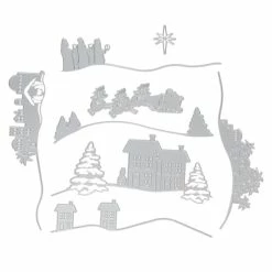 Crafter's Companion Christmas Create A Scene Edge'able Dies