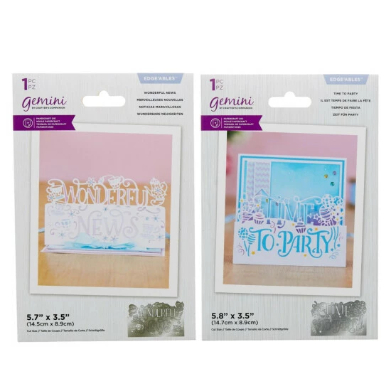 Crafter's Companion Wonderful News Edge'ables Dies 3 Crafter's Companion Wonderful News Edge'ables Dies - Image 3