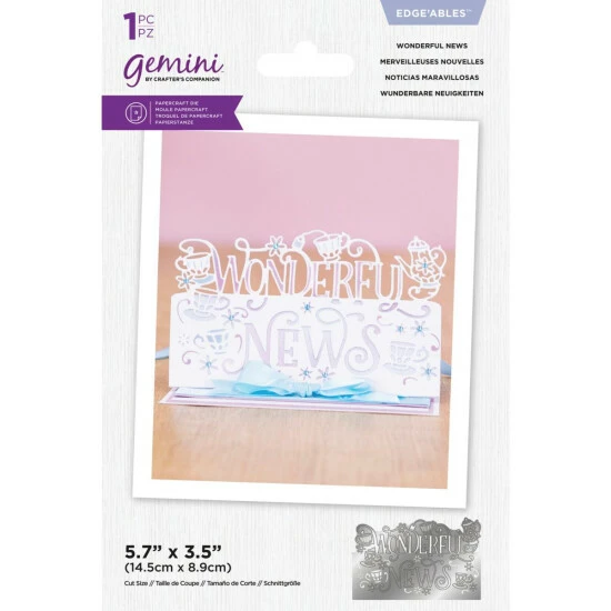Crafter's Companion Wonderful News Edge'ables Dies 5 Crafter's Companion Wonderful News Edge'ables Dies - Image 5