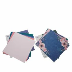 Crafter's Companion Pearlescent & Print 12" X 12" Paper Pads Set Of 2 Blush & Blue Florals -Crafter's Companion Sales unnamed file 718