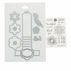 Crafter's Companion Flower Power Waterfall Card