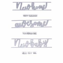 Crafter's Companion Gemini Happy Times Stamp And Die Set