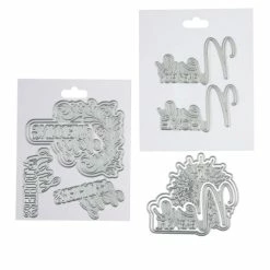 Crafter's Companion Decorative Trio Sentiment Dies