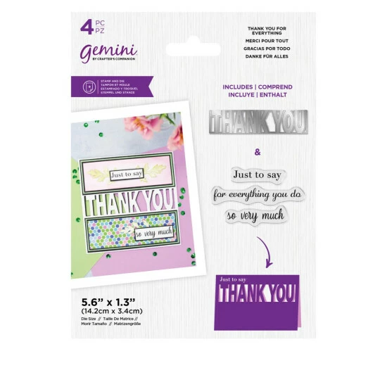 Crafter's Companion Word Cut-In Stamp And Die Set 5 Crafter's Companion Word Cut-In Stamp And Die Set - Image 5