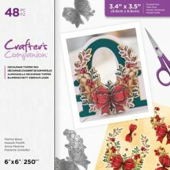 Crafter's Companion Festive Bows Decoupage Kit -Crafter's Companion Sales unnamed file 898