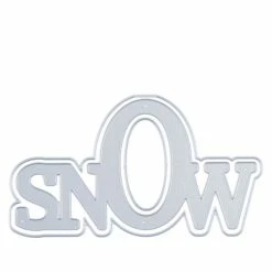 Crafter's Companion Winter Floral Shaped Word Die