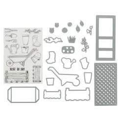 Crafter's Companion 3D Scene Build Stamp And Die Set