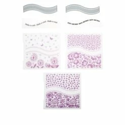 Crafter's Companion Gemini Embossing Folder, Stamp And Die Set